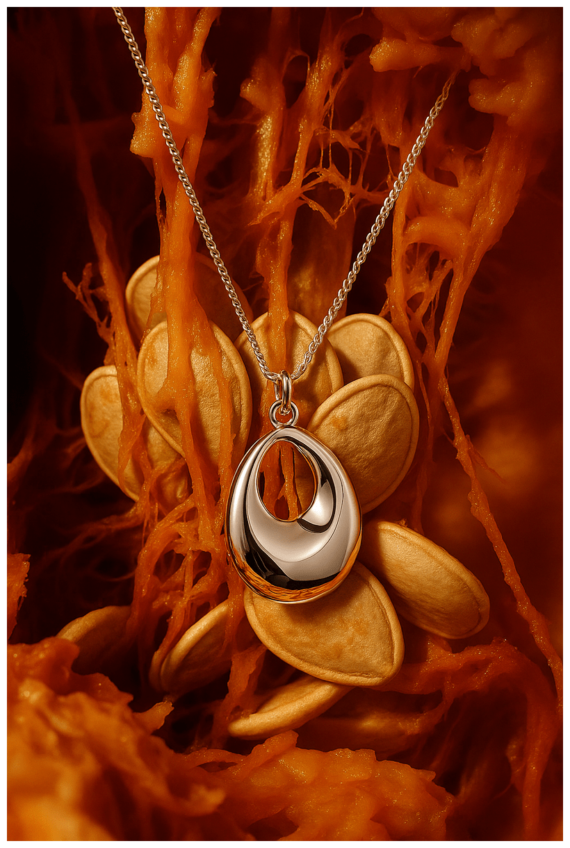 Pumpkin Seed Necklace
