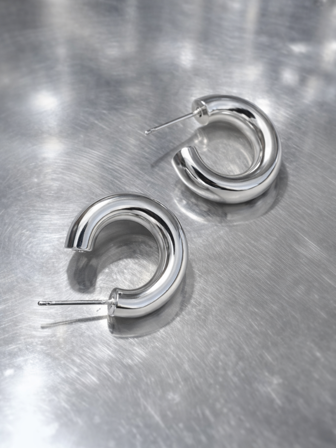 Aperture Hoops Earrings