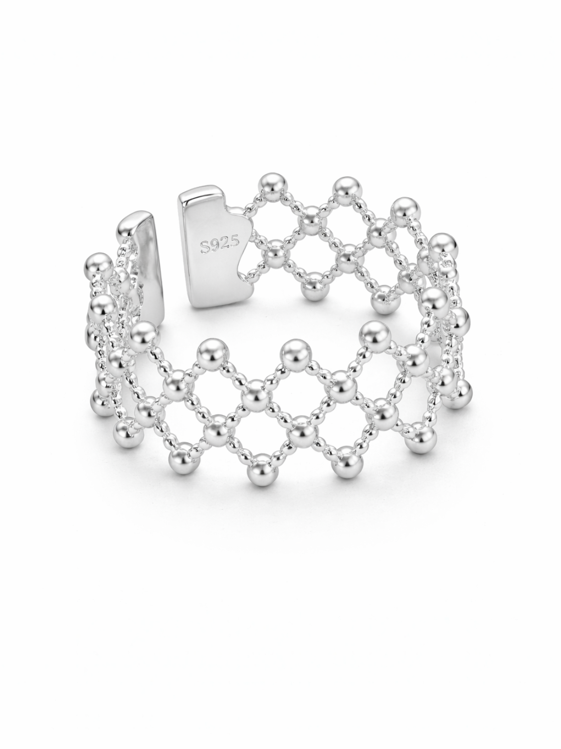 Grid Crown Ring