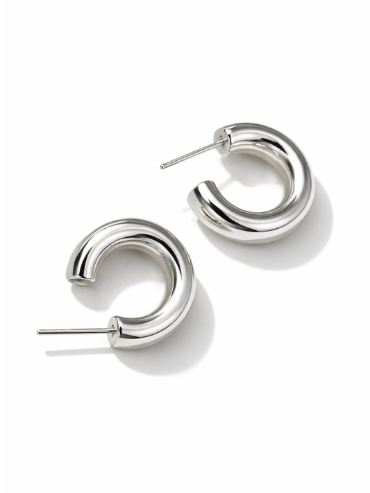 Aperture Hoops Earrings